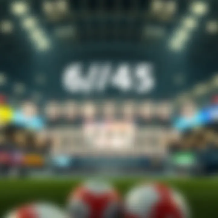 Understanding the 6/45 Lottery System Conceptual visualization of the 6/45 lottery structure