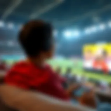 Enjoying Live Streaming of Asian Cup Matches Live match streaming on a digital device