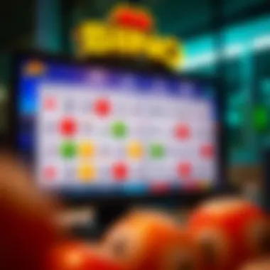 Strategic Insights into Bingo Play Strategic overview of bingo games on a computer screen