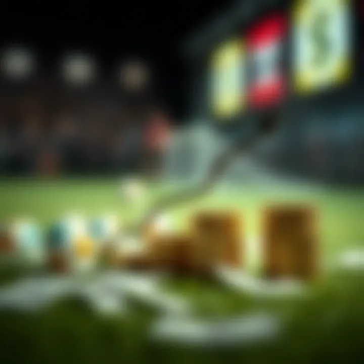 Financial Growth through Lottery Winnings Graphical representation of financial growth through lottery winnings