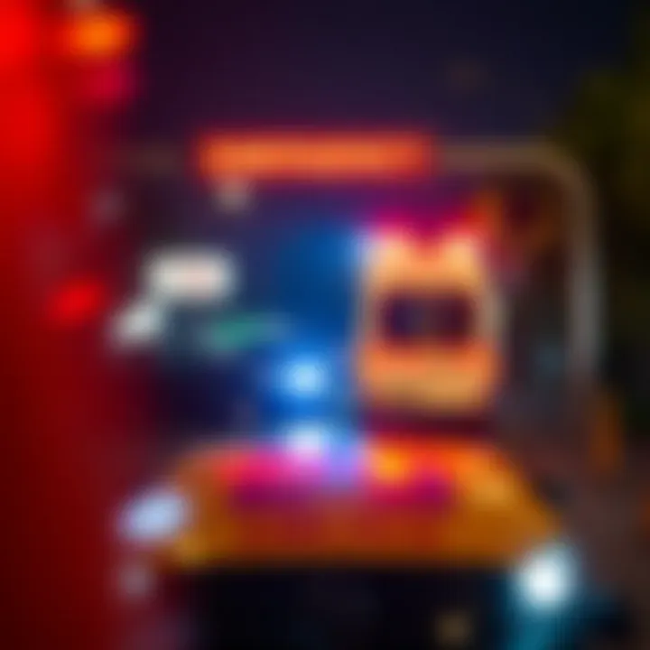Emergency Assistance via 114 Visual depiction of emergency support through 114.