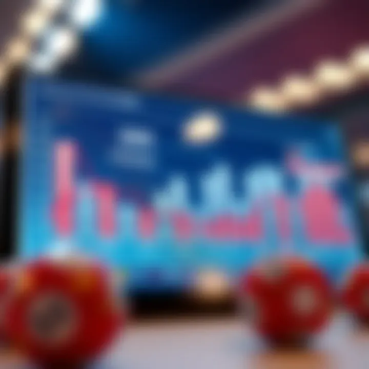 Graph showing related statistics on lottery outcomes and probabilities