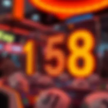 Winning Numbers Visualization Visual representation of winning numbers