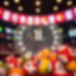 Visual representation of lottery winning areas