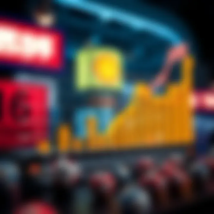 Trends of Winning Numbers in Lottery Graph showcasing lottery winning numbers trends