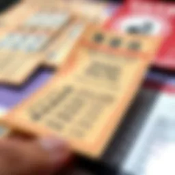 Winning lottery ticket with prize details