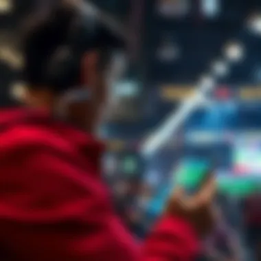 User Experience in Betting User engaging with mobile betting platform