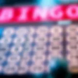 Digital Bingo Card A digital bingo card with numbers marked