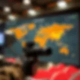 Strategic Elements in Online Shooting Games A strategic map highlighting key elements of online shooting games