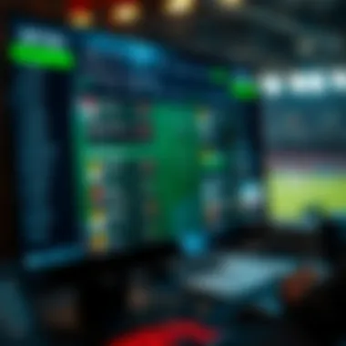 Diverse Betting Choices A digital interface showcasing various betting options.