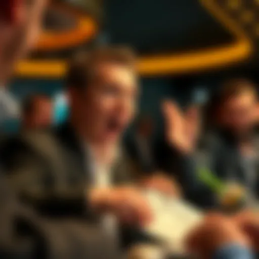 The Thrill of Winning: A Moment Captured Exciting moment of revealing lottery results