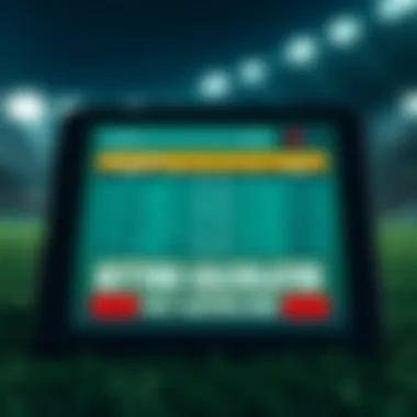 Intuitive Betting Odds Calculator Interface User-friendly interface of a betting odds calculator