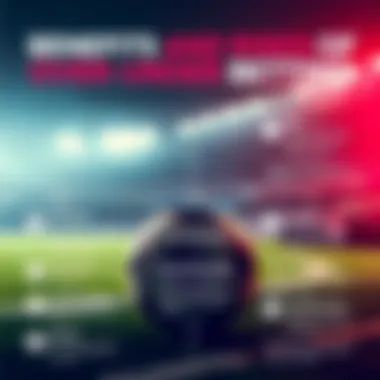 Benefits and Risks of Over Under Betting Graphic showcasing advantages and risks of Over Under betting