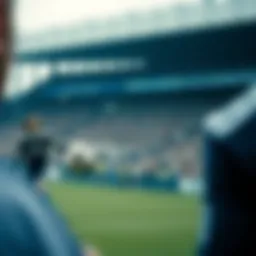 A historic football match showcasing traditional British culture