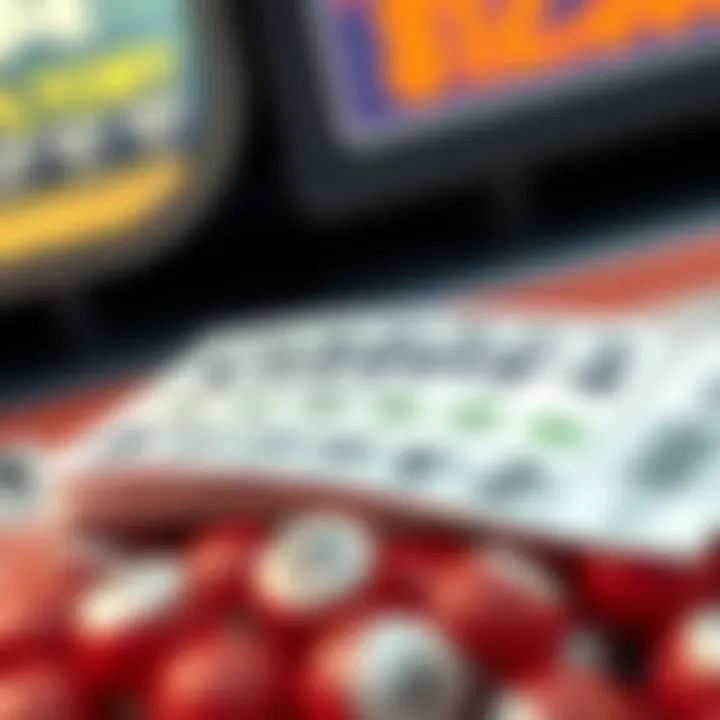 Illustration of a lottery ticket