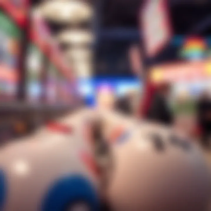 Visual representation of various lottery games